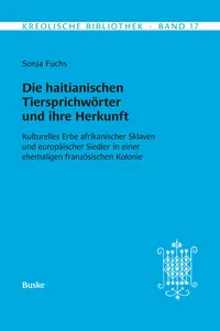 Die haitianischen Tiersprichwörter und ihre Herkunft_cover