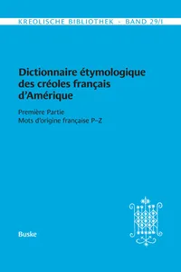 Dictionnaire étymologique des créoles français d'Amérique_cover