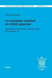 Le syntagme nominal en créole guyanais_cover