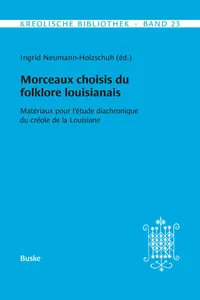 Morceaux choisis du folklore louisianais_cover