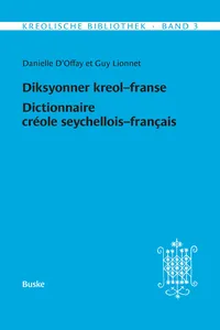 Diksyonner kreol-franse. Dictionnaire créole seychellois-français_cover