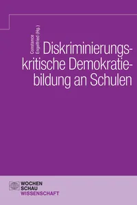 Diskriminierungskritische Demokratiebildung an Schulen_cover