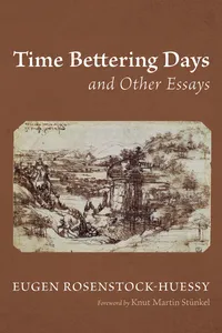 Time Bettering Days and Other Essays_cover