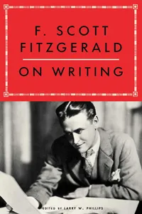 F. Scott Fitzgerald On Writing_cover