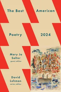 The Best American Poetry 2024_cover