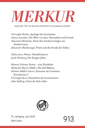 MERKUR 6/2025, Jg.79