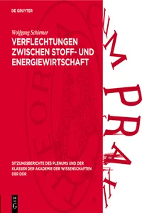 Verflechtungen zwischen Stoff- und Energiewirtschaft_cover