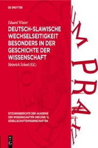 Deutsch-slawische Wechselseitigkeit besonders in der Geschichte der Wissenschaft_cover