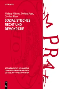 Sozialistisches Recht und Demokratie_cover