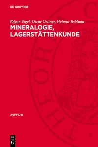 Mineralogie, Lagerstättenkunde_cover
