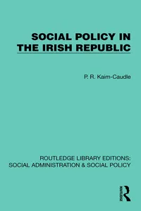 Social Policy in the Irish Republic_cover