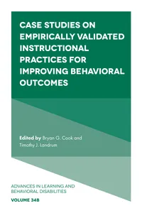 Case Studies on Empirically Validated Instructional Practices for Improving Behavioral Outcomes_cover