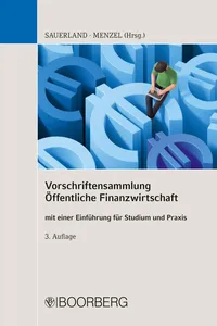 Vorschriftensammlung Öffentliche Finanzwirtschaft_cover