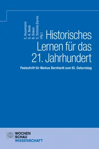 Historisches Lernen für das 21. Jahrhundert_cover