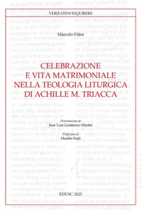 Celebrazione e vita matrimoniale nella teologia liturgica di Achille M. Triacca_cover