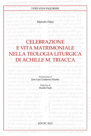 Celebrazione e vita matrimoniale nella teologia liturgica di Achille M. Triacca
