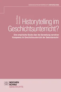 Historytelling im Geschichtsunterricht?_cover
