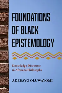 Foundations of Black Epistemology_cover