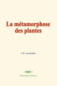 La métamorphose des plantes_cover