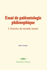 Essai de paléontologie philosophique_cover