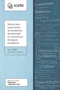 Manual para supervisores de estudiantes de doctorado en instituciones teológicas evangélicas_cover