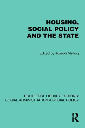 Housing, Social Policy and the State