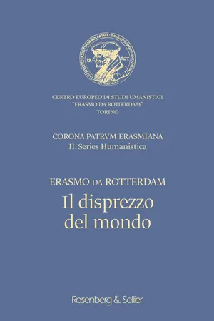 Il disprezzo del mondo / De contemptu mundi