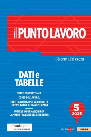 Il Punto Lavoro 5/2025 - Dati e tabelle