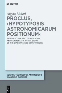 Proclus, ›Hypotyposis Astronomicarum Positionum‹_cover
