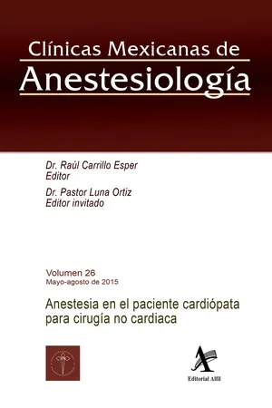 Anestesia en el paciente cardiópata para cirugía no cardiaca