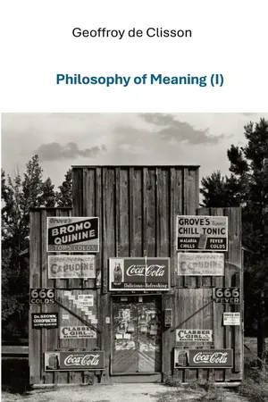 Philosophy of Meaning I