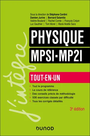 Physique tout-en-un MPSI-MP2I 3e éd.