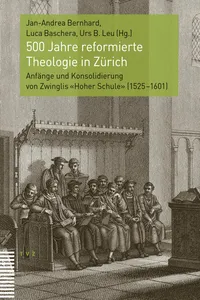 500 Jahre reformierte Theologie in Zürich_cover