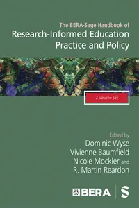 The BERA-Sage Handbook of Research-Informed Education Practice and Policy_cover