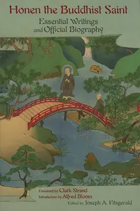 Honen The Buddhist Saint_cover