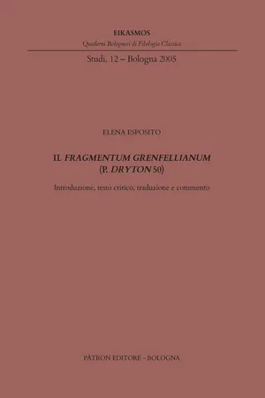 Il fragmentum grenfellianum