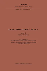 Eros e genere in Grecia arcaica_cover