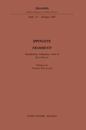 Ipponatte, frammenti