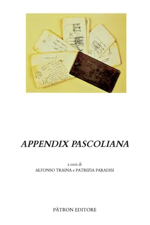 Appendix Pascoliana