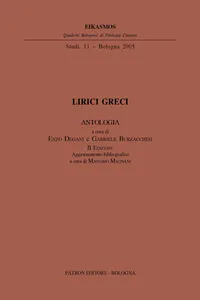 Lirici Greci. Antologia_cover