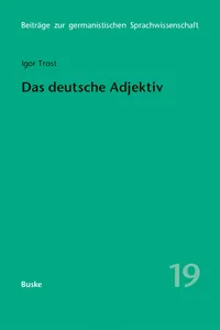 Das deutsche Adjektiv_cover