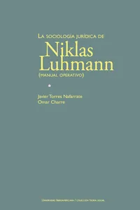La sociología jurídica de Niklas Luhmann_cover