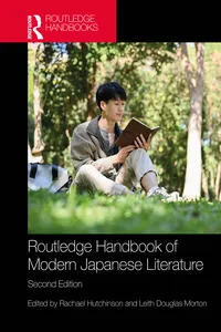 Routledge Handbook of Modern Japanese Literature_cover