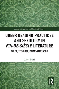 Queer Reading Practices and Sexology in Fin-de-Siècle Literature_cover