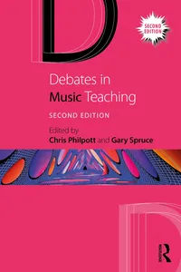 Debates in Music Teaching_cover