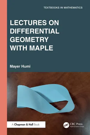 Lectures on Differential Geometry with Maple