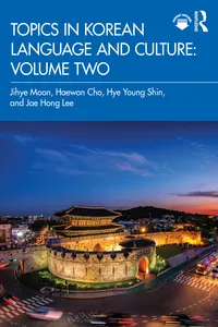 Topics in Korean Language and Culture: Volume Two_cover