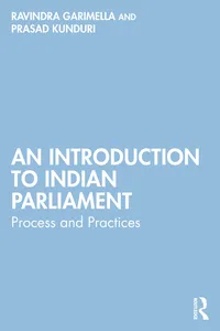 An Introduction to Indian Parliament_cover