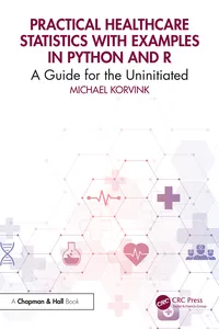 Practical Healthcare Statistics with Examples in Python and R_cover