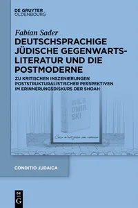 Deutschsprachige jüdische Gegenwartsliteratur und die Postmoderne_cover